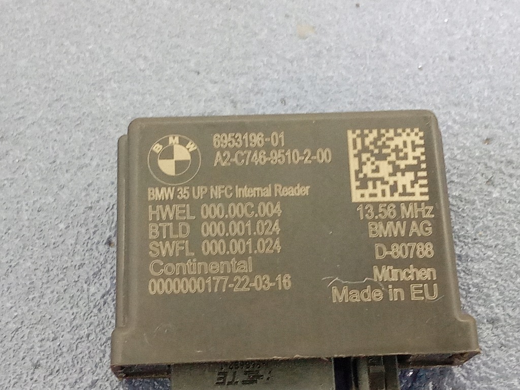 фото №4, Bmw 7 g11 g12 модуль блок управления nfc 6953196