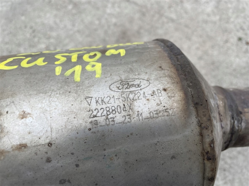 фото №3, Dpf fap выхлоп 2.0 tdci ecoblue ford transit mk8 custom 16-23 rok