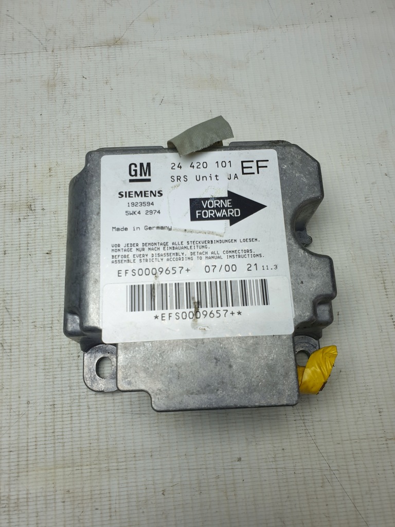 фото №1, Модуль подушка безпеки opel omega b 24420101ef