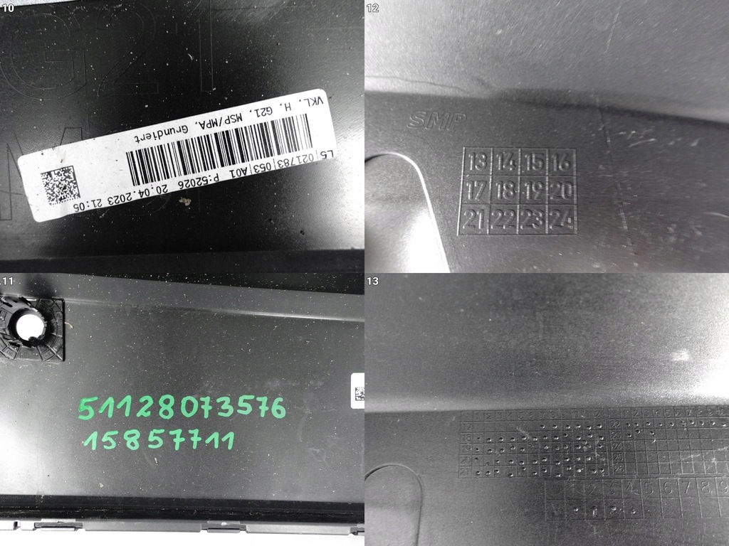 фото №11, Bmw 3 g21 m-pakiet 19- kombi touring бампер задняя 6xpdc