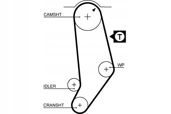 фото №9, Ремінь розподільного валу gates 5245