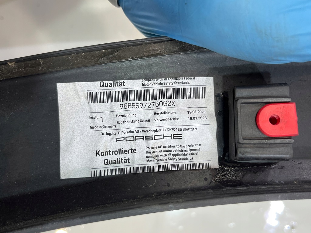 фото №6, Молдинг крила лівий перед cayenne ii 7p5 turbo s 95855972750 lc9x