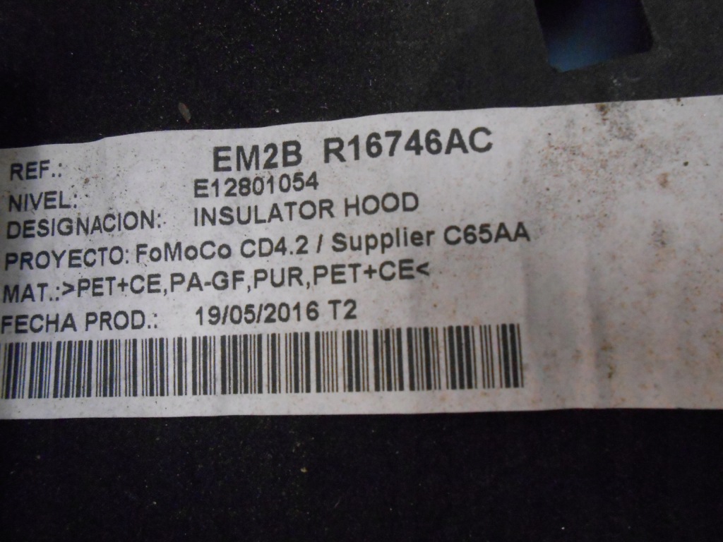 фото №10, Ford galaxy s-max ii шумоізоляція капот em2br16746ac