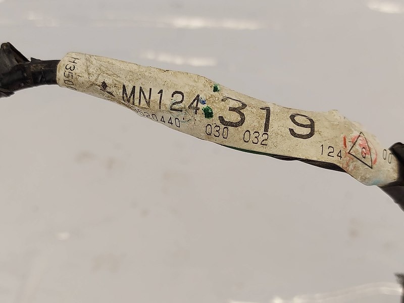 фото №8, Жгут электропроводка дверь левый задняя mn124319 mitsubishi outlander i cu_w suv