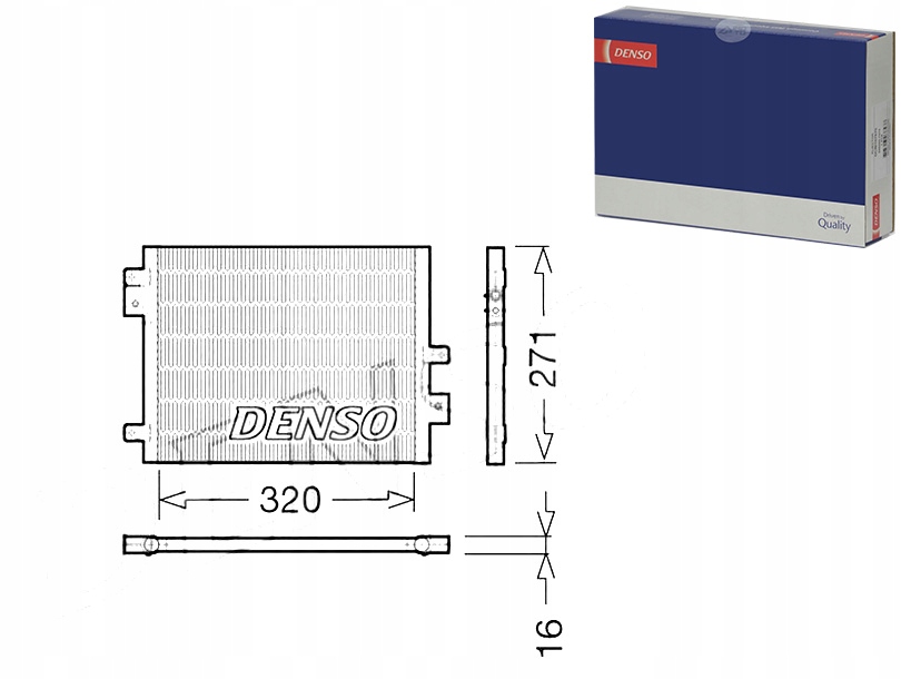 фото №1, Конденсатор радиатор кондиционера [denso]