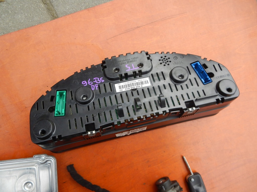 фото №12, Набор стартовый бортовой компьютер vw t5 2.5tdi 03-