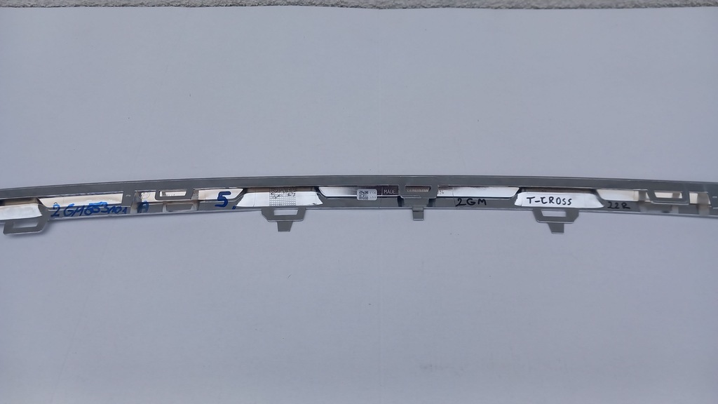 фото №12, Vw t-cross 2gm хром молдинг бампера перед bydgoszcz 2gm853101a