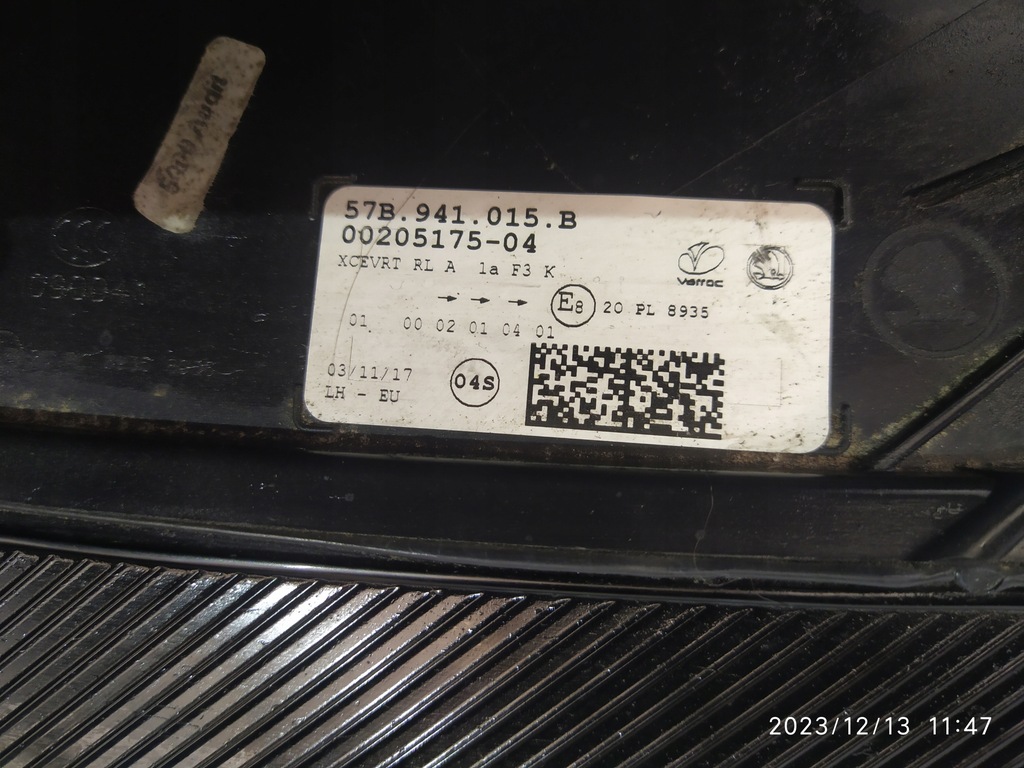 фото №15, Лампа перед левая skoda karoq full led 57b941015b