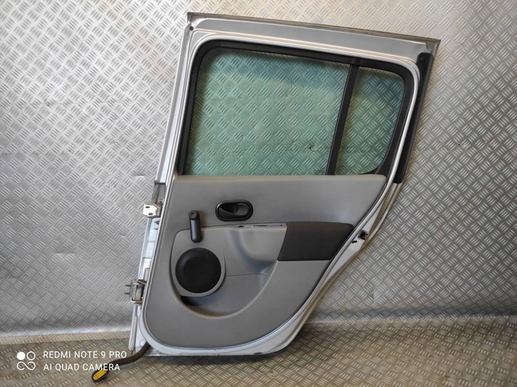 фото №10, Renault modus 2004-2012 двері задні праве задня повний сріблястий ted69 wawa