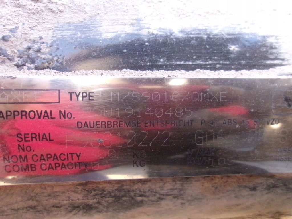 Вісь  напівпричепа schmitz f968102 Недорого