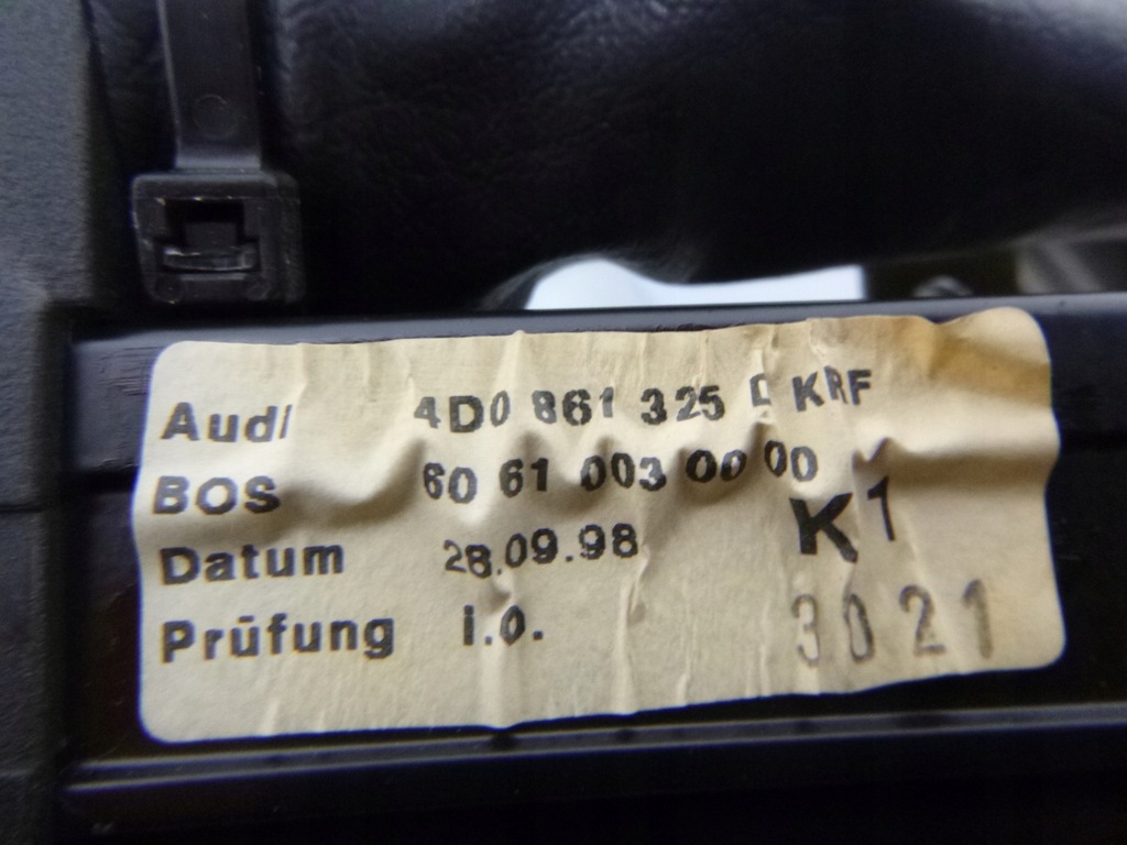 фото №7, Шторка багажника электрическая audi a8 d2 4d0861325