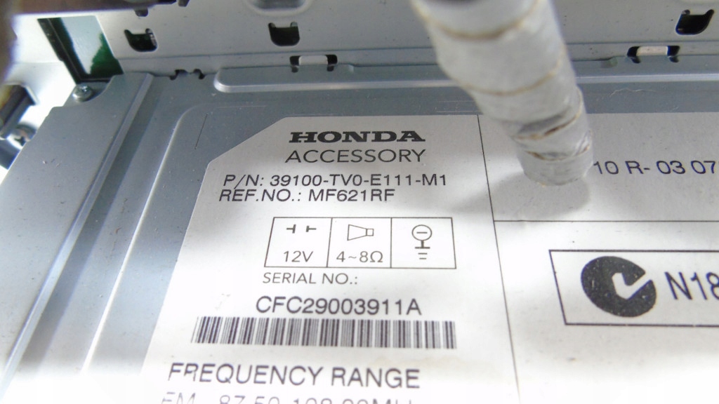 фото №6, Радио cd honda civic ix 39100-tv0-e111-m1