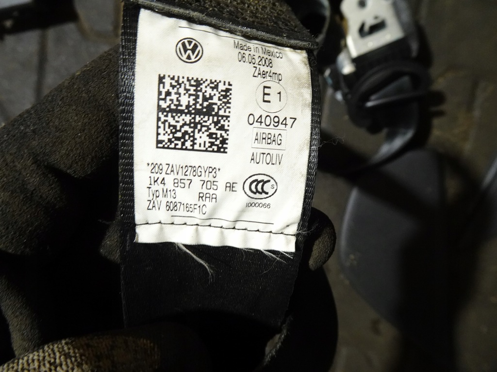 фото №5, Vw golf v kombi приборная панель приборная, ремни, подушки безопасности