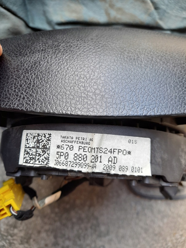 фото №5, Seat leon ii altea lift подушка воздушная водителя 5p0880201ad