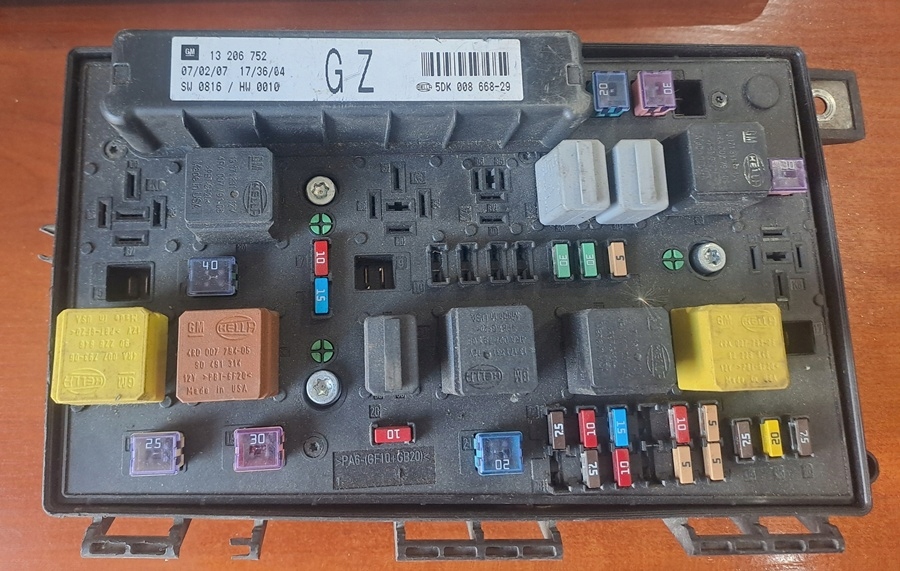 фото №1, Opel astra h iii модуль bsi 13206752