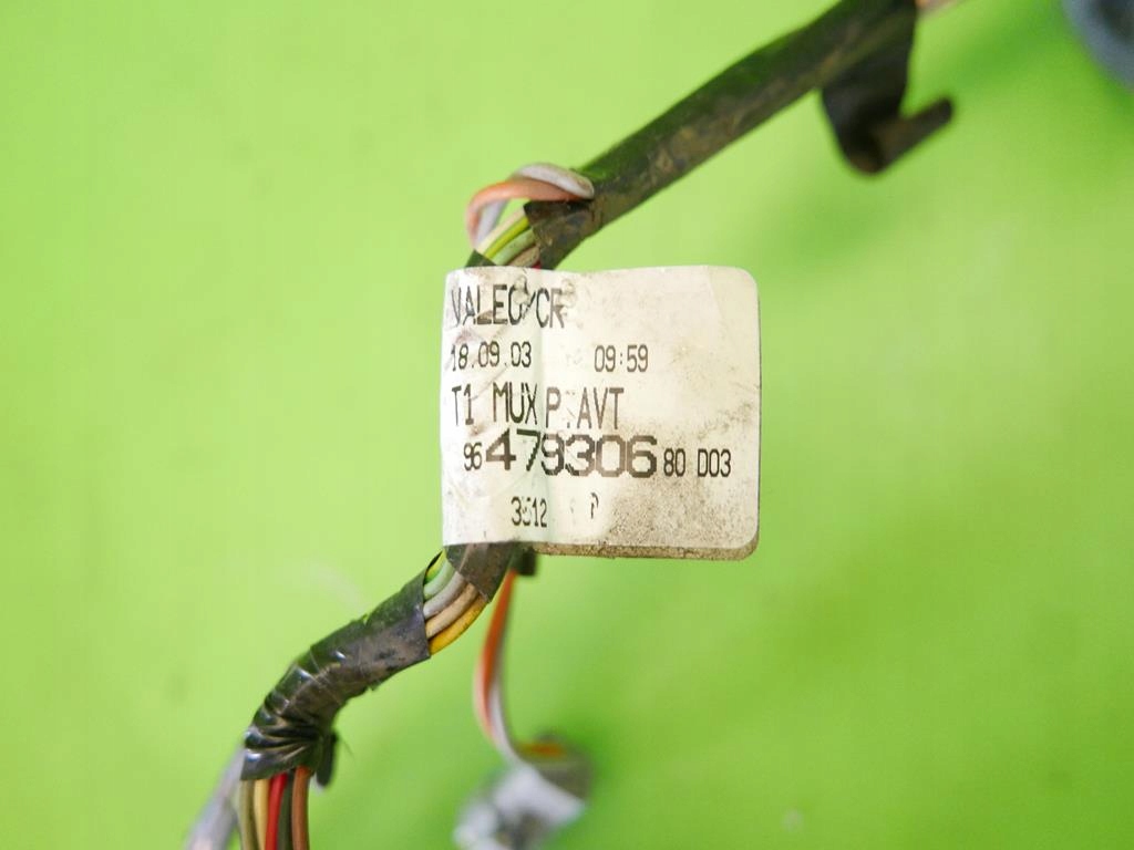 фото №9, Джгут електропроводка права перед peugeot 206 phii hb