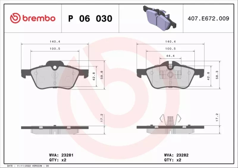 фото №4, Brembo тормозные диски+ тормозные колодки перед mini r50 r53 294mm