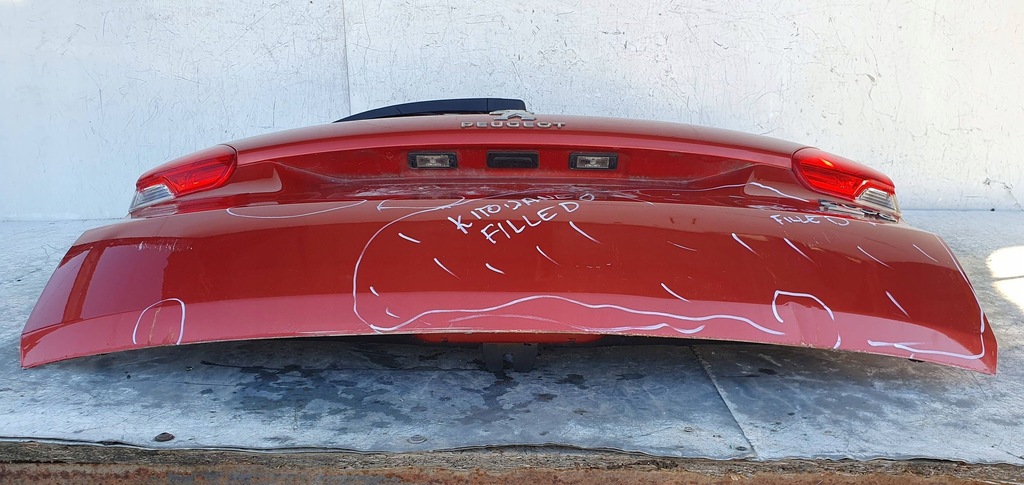 фото №6, Peugeot 2008 i задня задня кришка багажника багажника