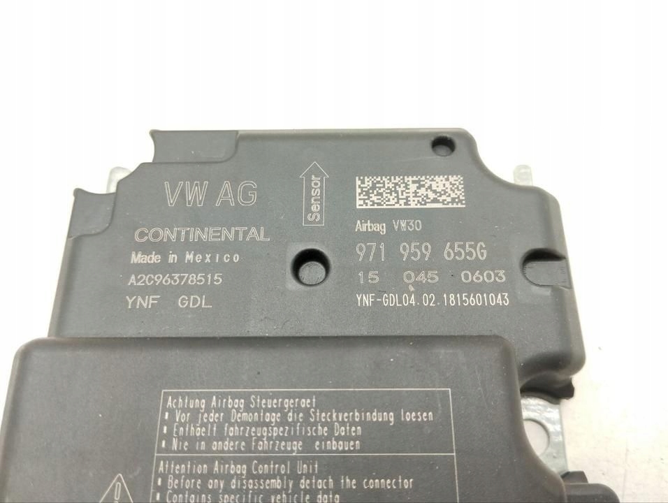 фото №5, Porsche panamera 971 2018 блок управления / модуль подушка безопасности 971959655g