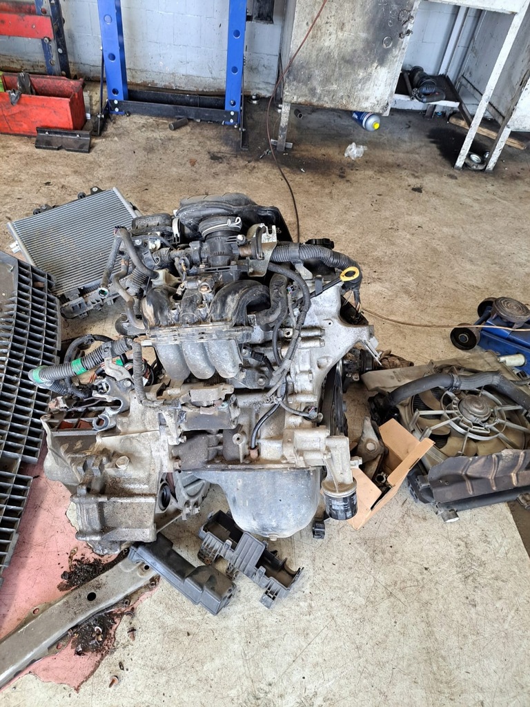 фото №6, Двигатель kompletny peugot 107 бензин 1.0 2006r nowe сцепление