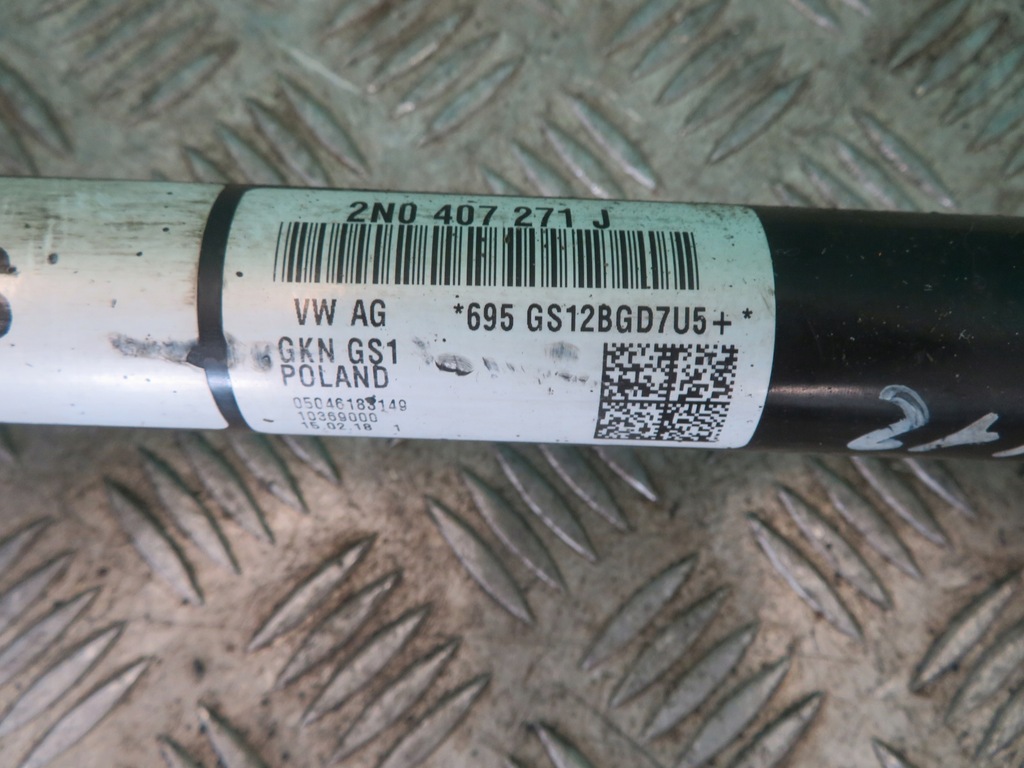 фото №9, Левая приводной вал vw crafter man tge 18r 2n0407271j