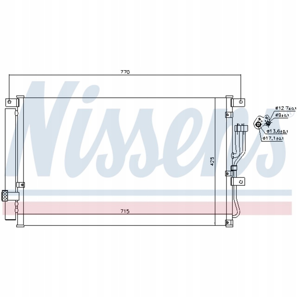 фото №1, Конденсатор кондиционера hyundai ix55 09-12