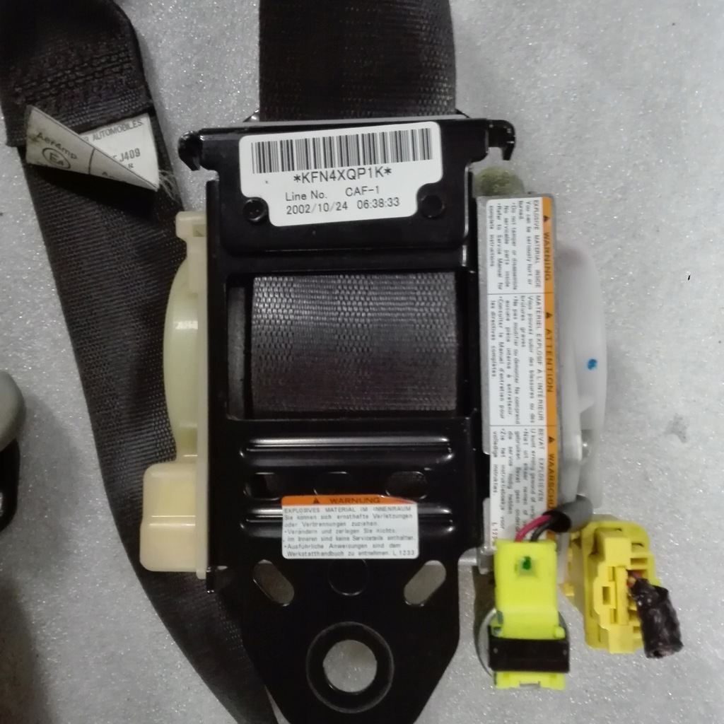 фото №9, Honda jazz ii набор подушка безопасности ремни с натяжители kpl