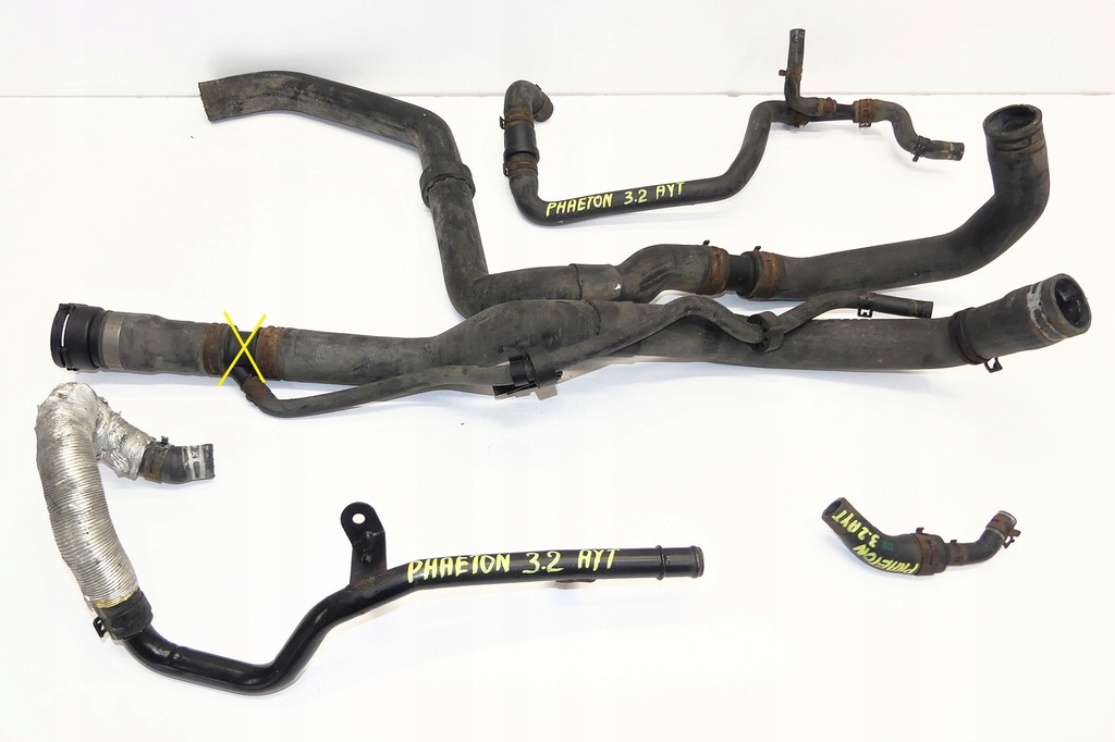 фото №1, Vw phaeton 3.2 v6 ayt трубки шланги wody