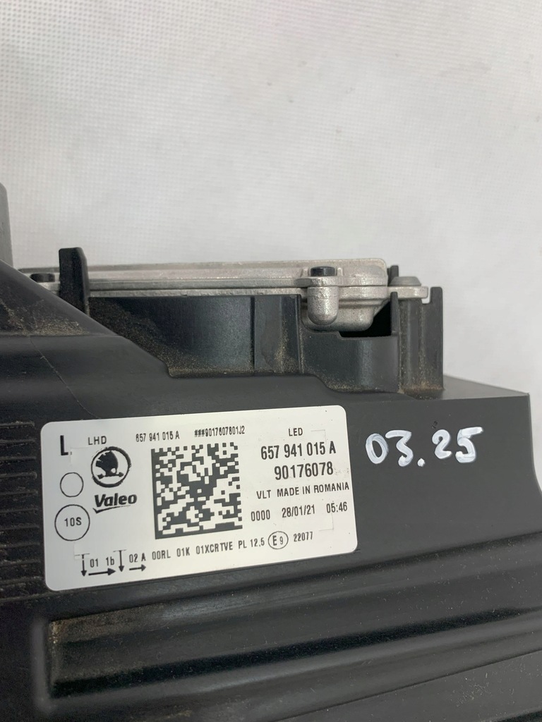 фото №6, Фара левый skoda scala 19r fullled 657941015a 03.25