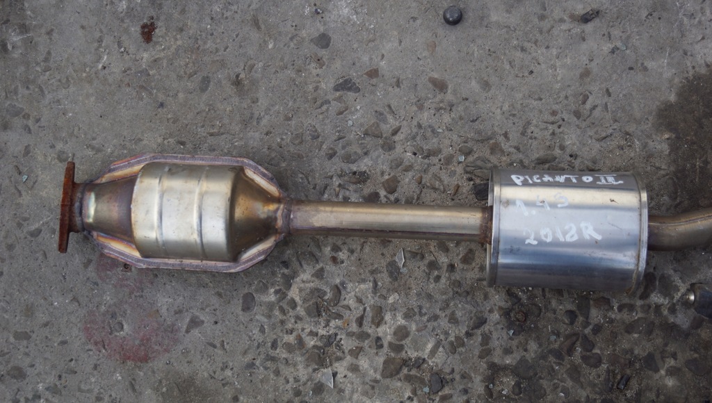 фото №7, Выхлоп гаситель конечный катализатор kia picanto iii