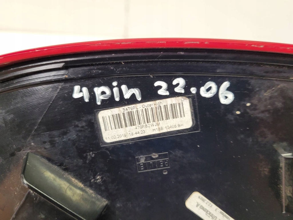 фото №13, Лампа задняя левая сторона ford fiesta 7 2019 h1bb13405 bh