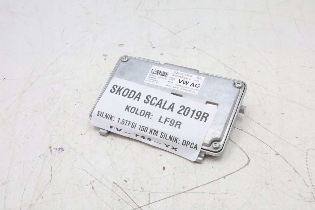 фото №3, Камера радар ассистент модуль блок управления skoda scala 2020r 3q0980654r