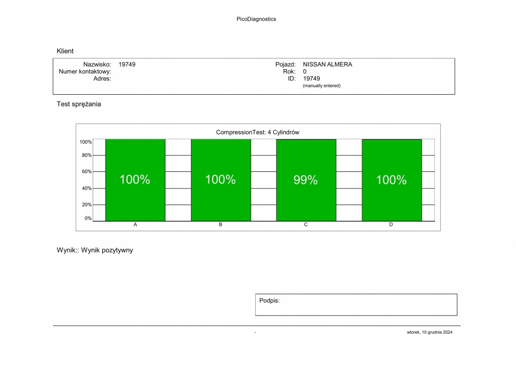 фото №6, Nissan almera n16 1.5dci 82km двигатель+ форсунки k9k722 проверенный сжатие