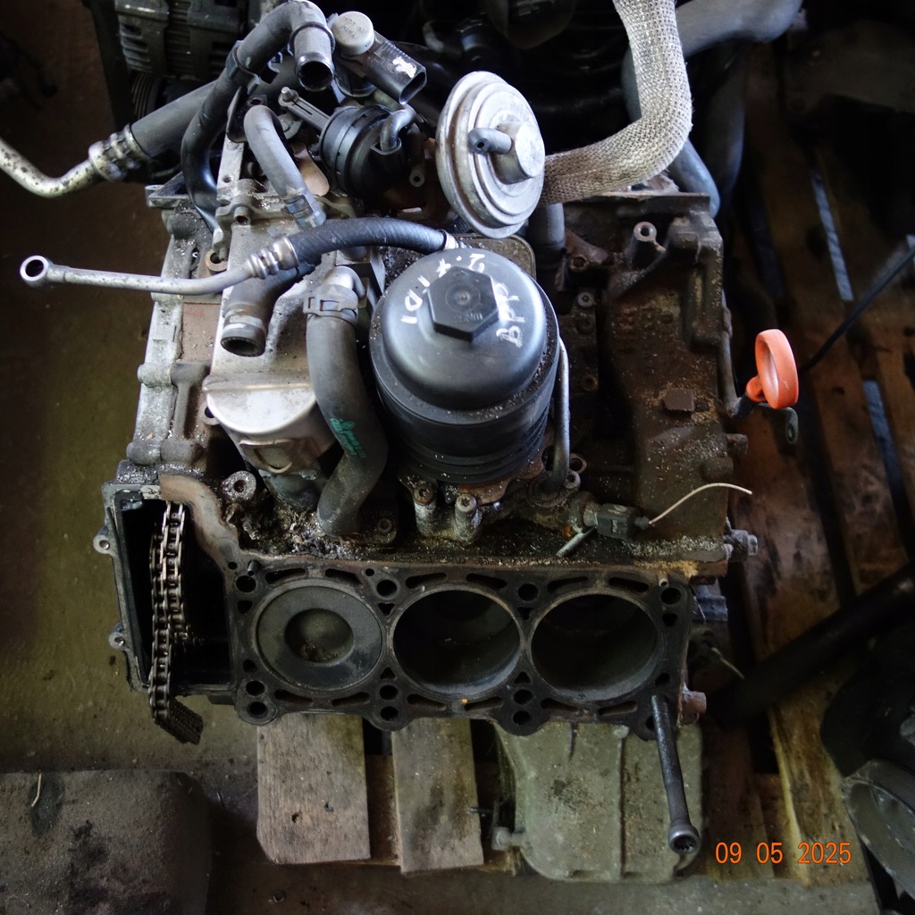 фото №1, Dół двигуна 2,7 tdi kod bpp двигуна блок поршні wał піддон