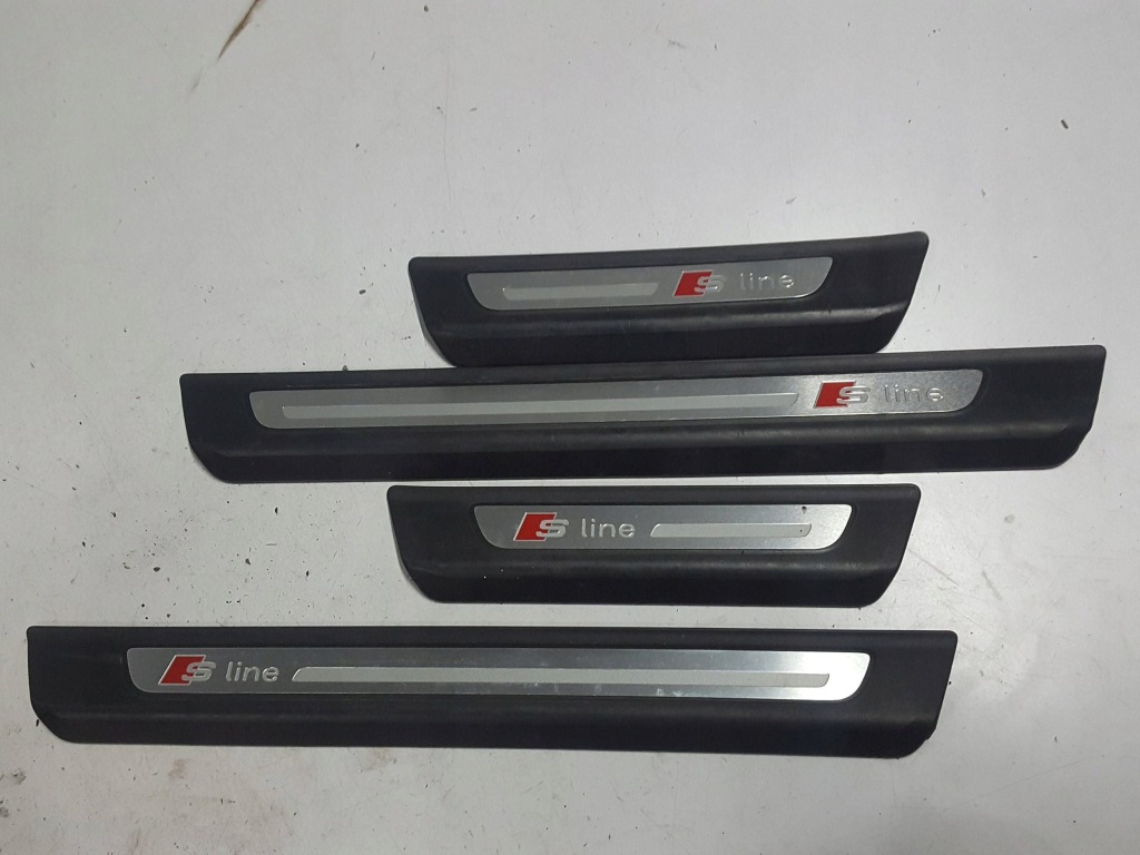 Купити Audi q7 ii 4m 15-19r накладки порогові s-line комплект