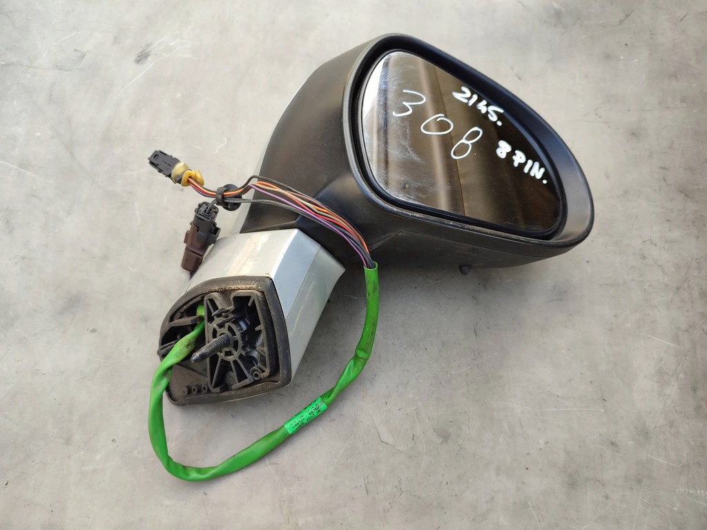фото №10, Дзеркало електричний праве peugeot 308 2010 8pin