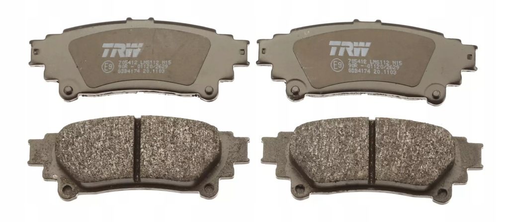 Gdb4174/luc тормозные колодки ham. lexus t. gs/is/rx 2,0-3,5 08- trw Доставка