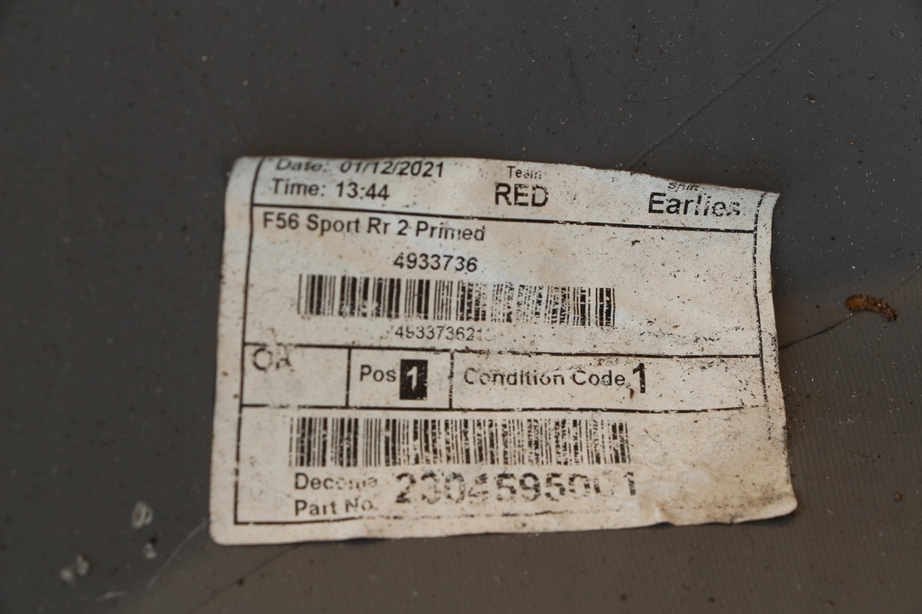 фото №12, Mini f56 cooper s sport бампер задня задній 3-двері колір 2013-