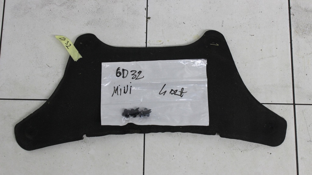 фото №1, Mini cooper one r56 s 2006r- шумоізоляція шумоізоляція підкрилок капот + кліпси