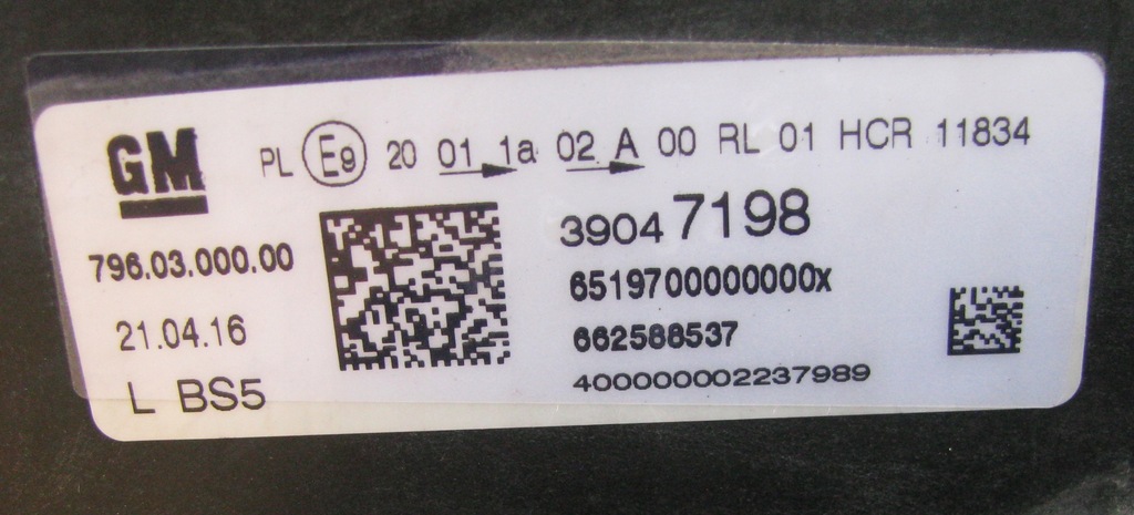 фото №10, Opel astra v 5 k 2015- фара лампа europa led