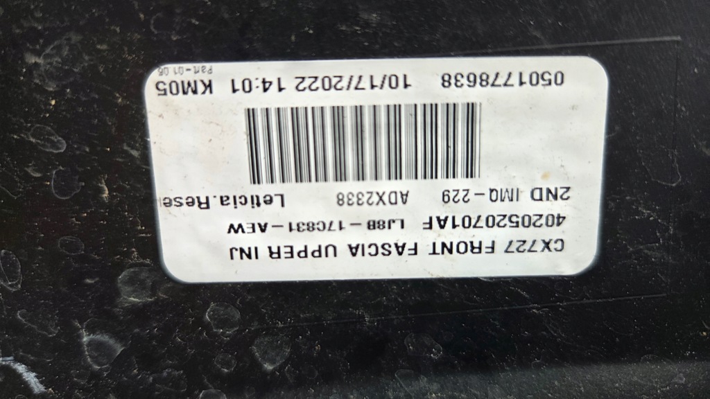 фото №10, Ford mustang mach-e 20- бампер перед передній lj8b17c831a