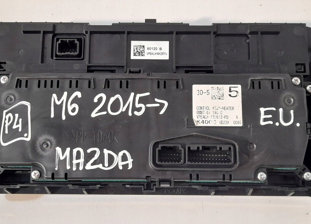 фото №8, Mazda 6 gj панель кондиціонера gmn761190c p4