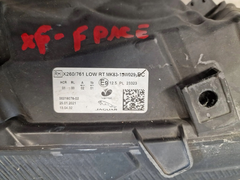 фото №6, Jaguar xf ii x260 f-pace x761 lift 20- лампа low full led правая перед eu