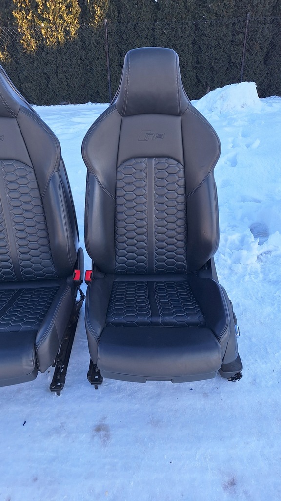 фото №16, Сидіння recaro audi rs4 b9 s4 a4 rs5 8w s5 a5 sportback шкіра масаж ковші