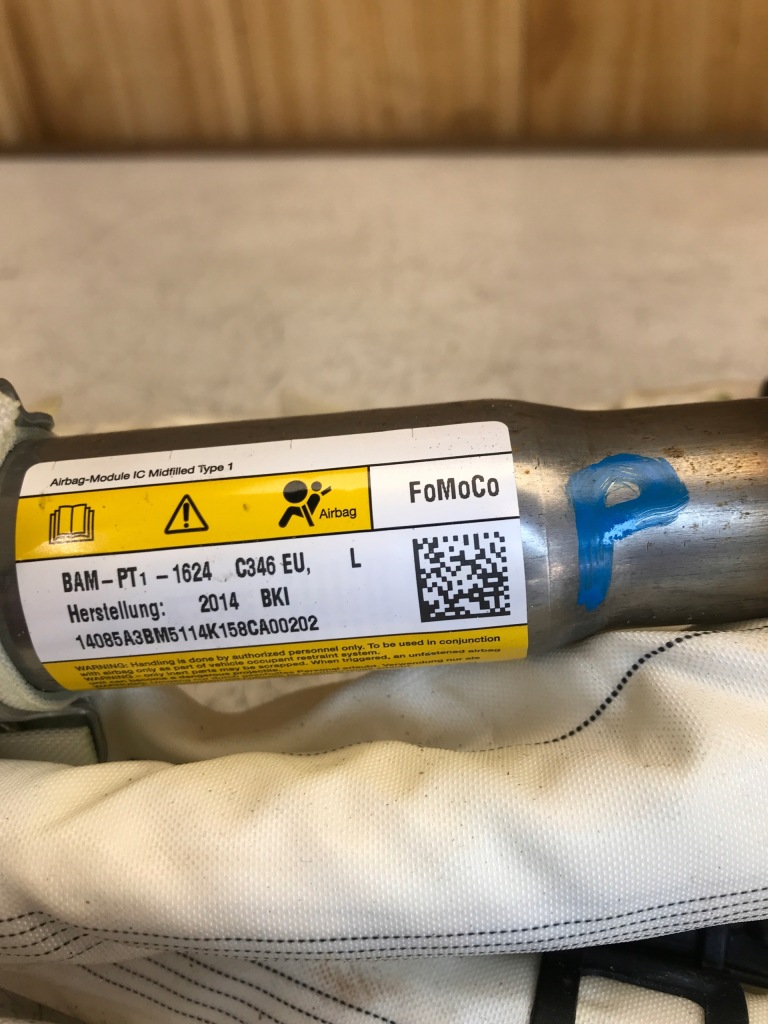 фото №4, Подушка подушка безопасности шторка безопасности левая focus mk3