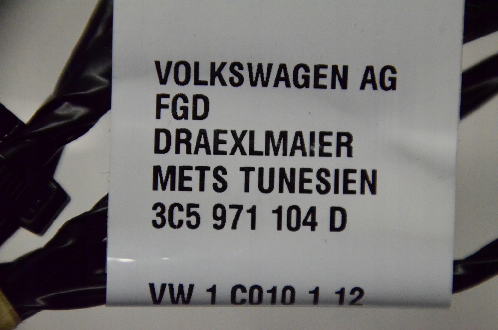 фото №5, Vw passat джгут бампера задня nowa oma 3c5971104d