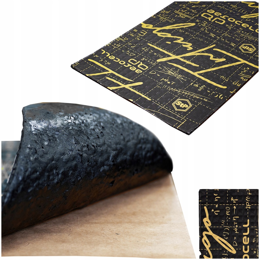 Мат шумоізоляційна stp aerocell intrigo 6mm 50x32cm ізоляція hałasu з klejem в Україні