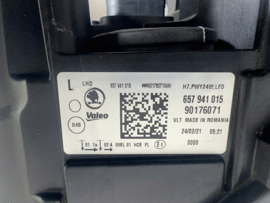 фото №15, Skoda scala 657 full led лампа ліва права перед фари комплект eur