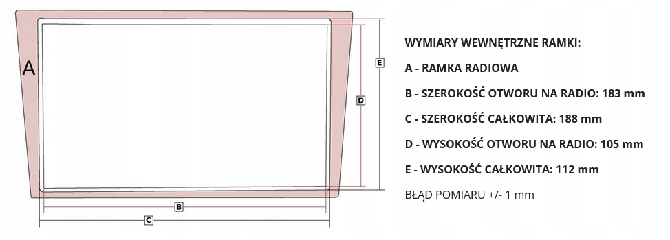 фото №2, Рамка do радио toyota avensis t25 2003-2009