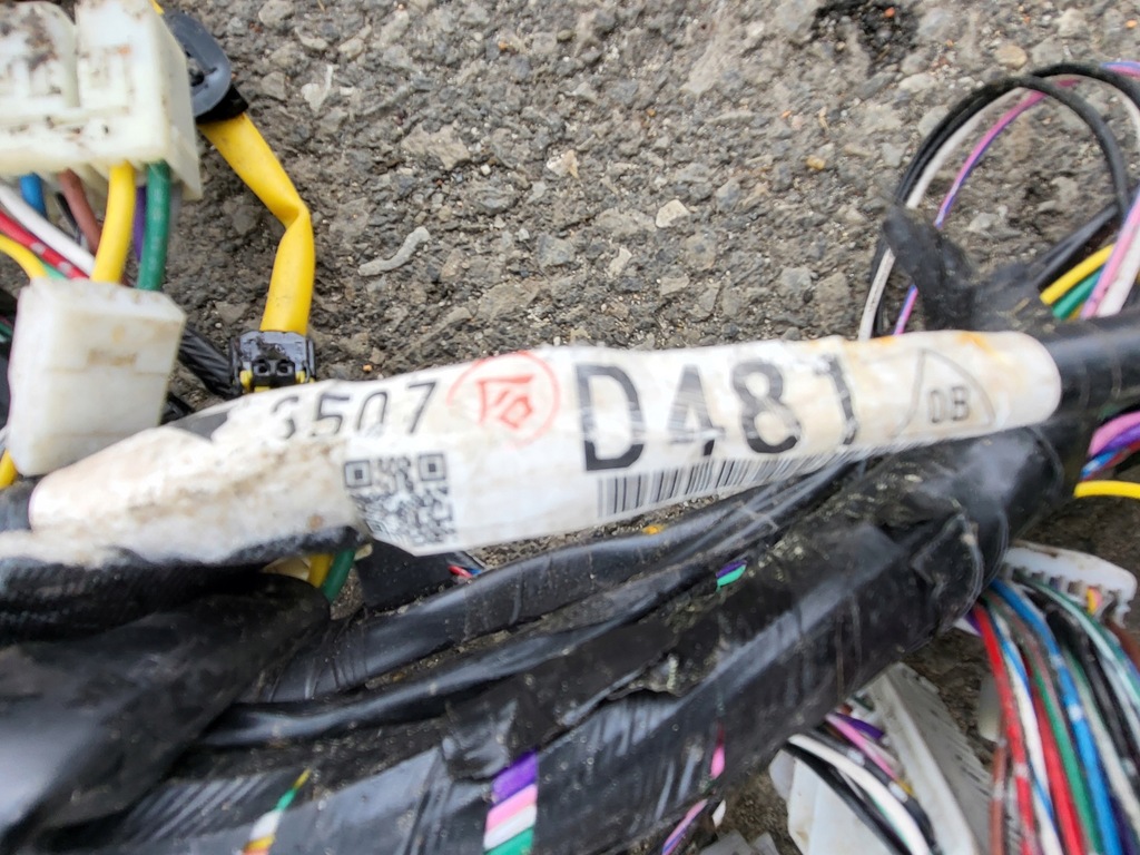 фото №12, Жгут электропроводка кабели разъёмы модуль bsi mitsubishi outlander iii 2.0 b оригинальный номер